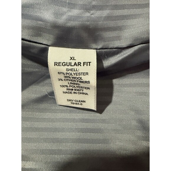 Mens Stafford Wool Blend Coat XL - Picture 7 of 11